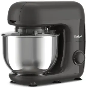 Кухонна машина Tefal Bake Essential 800Вт, чаша-метал, корпус-метал/пластик, насадок-4, чорний №3