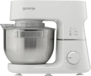 Кухонная машина Gorenje 800Вт, чаша-металл, корпус-металл, насадок-3, белый №2