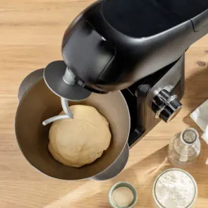 Кухонна машина Tefal Bake Partner 1100Вт, чаша-метал, корпус-пластик, насадок-6, чорний №3
