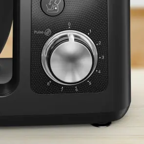 Кухонна машина Tefal Bake Partner 1100Вт, чаша-метал, корпус-пластик, насадок-6, чорний №4