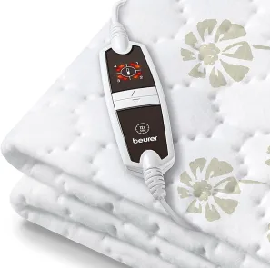 Електропростирадло Beurer, від мережі, 150x80см, 60Вт, 4 режими, фліс, білий №5