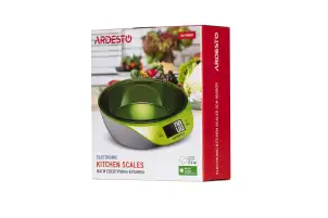 Ваги Ardesto кухонні, 5кг, CR2032x1 в комплекті, пластик, зелений №4