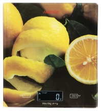 Весы Ardesto кухонные Lemon, 5кг, AAAx2 в комплекте, стекло, многоцветный