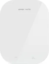 Весы Gorenje кухонные, 10кг, AAAx3 в комплекте, стекло, белый