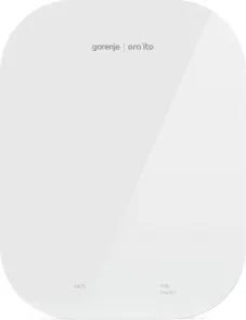 Ваги Gorenje кухонні, 10кг, AAAx3 в комплекті, скло, білий №2
