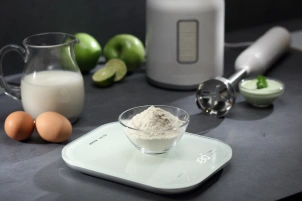 Ваги Gorenje кухонні, 10кг, AAAx3 в комплекті, скло, білий №3