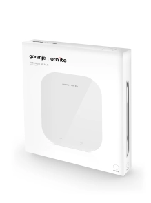 Ваги Gorenje кухонні, 10кг, AAAx3 в комплекті, скло, білий №6