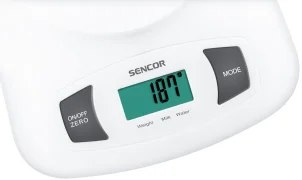 Ваги Sencor кухонні з чашею, 5кг, CR2032x1 в комплекті, пластик, білий №5