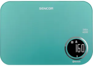 Ваги Sencor кухонні, 5кг, підключення до смартфону, AAAx2, пластик, зелений №2