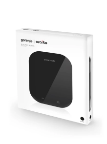 Ваги Gorenje кухонні, 10кг, AAAx3 в комплекті, скло, чорний №6