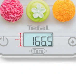 Весы Tefal кухонные Optiss Cake Pops, 5кг, AAAx2 в комплекте, стекло, разноцветные №7