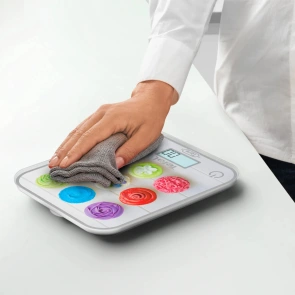 Весы Tefal кухонные Optiss Cake Pops, 5кг, AAAx2 в комплекте, стекло, разноцветные №8