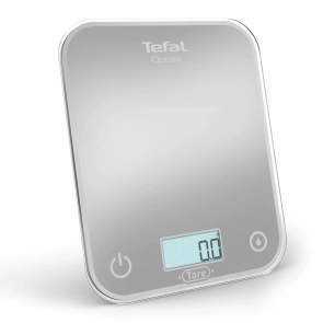 Ваги Tefal кухонні Optiss, 5кг, AAAx2 в комплекті, скло, срібло №4