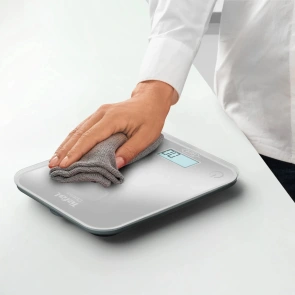 Ваги Tefal кухонні Optiss, 5кг, AAAx2 в комплекті, скло, срібло №10