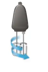 Міксер Philips ручний Viva Collection 450Вт, насадки-4, біло-сірий №5