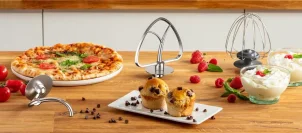 Міксер Tefal планетарний Bake Essential 800Вт, насадки-3, чаша-нерж., метал, 4.8л, білий №8