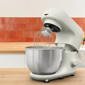 Міксер Tefal планетарний Bake Essential 800Вт, насадки-3, чаша-нерж., метал, 4.8л, білий №11