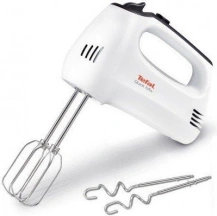Миксер Tefal ручной Quick Mix 300Вт, насадки-4, турборежим, бело-серый