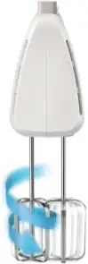 Міксер Philips ручний Daily Collection 300Вт, насадки-2, турборежим, білий №6