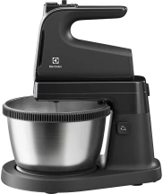 Миксер Electrolux стационарный 500Вт, насадка-4, чаша-металл, 3.5л, серый темный