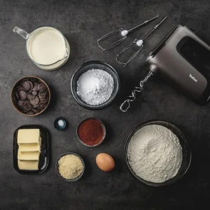 Міксер Tefal ручний Powermix Silence 600Вт, насадки-4, турборежим, сіро-чорний №4