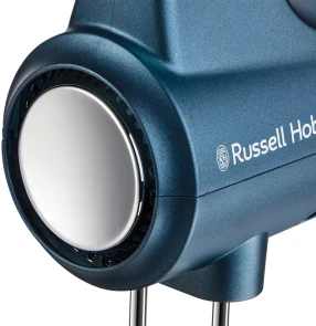 Міксер Russell Hobbs ручний Sapphire, 350Вт, насадки-4, турборежим, синій №6