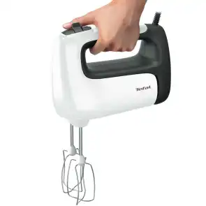 Миксер Tefal стационарный Prep'Mix+ Standbowl 500Вт, насадки-4, чаша-пластик, 2.5л, турборежим, бело-серый №4