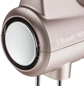 Міксер Russell Hobbs ручний Smoky Quartz, 350Вт, насадки-4, турборежим, сріблястий №5
