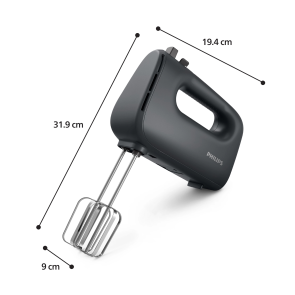 Миксер Philips ручной 5000 series, 400Вт, насадки -4, черный №3