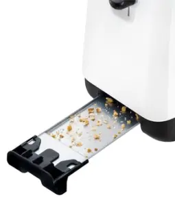 Тостер Tefal Delfini 850Вт, пластик, біло-чорний №5