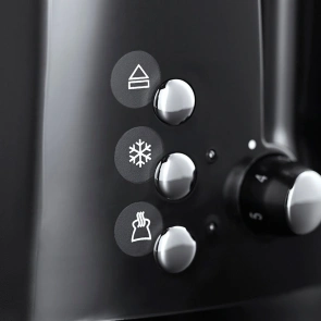 Тостер Russell Hobbs Textures 850Вт, пластик, чорний №3