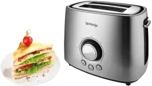 Тостер Gorenje 1000Вт, метал №6