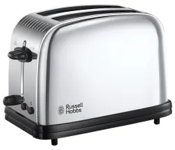 Тостер Russell Hobbs Chester 1600Вт, піддон для крихт, підігрів, метал