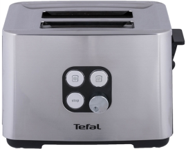 Тостер Tefal Cube 900Вт, метал/пластик, чорний