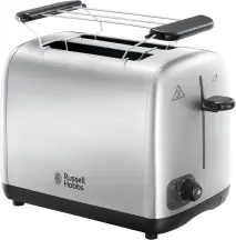 Тостер Russell Hobbs Adventure, 850Вт, метал, сріблястий