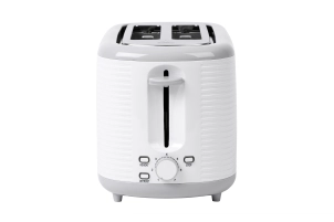 Тостер Ardesto White stripes T-F17WG 930Вт, пластик, білий+сірий №5