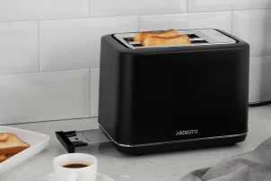 Тостер Ardesto Elegance 800Вт, LED дисплей, пластик, чорний №3