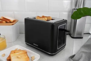 Тостер Ardesto Elegance 800Вт, LED дисплей, пластик, чорний №5