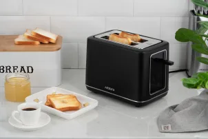 Тостер Ardesto Elegance 800Вт, LED дисплей, пластик, чорний №6