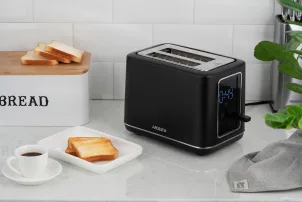 Тостер Ardesto Elegance 800Вт, LED дисплей, пластик, чорний №7