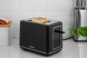 Тостер Ardesto Elegance 800Вт, LED дисплей, пластик, чорний №11