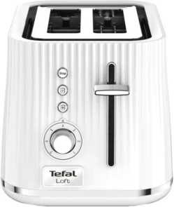 Тостер Tefal Loft 850Вт, пластик, белый №3