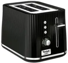 Тостер Tefal Loft 850Вт, розморожування, пластик, чорний