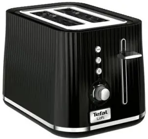 Тостер Tefal Loft 850Вт, розморожування, пластик, чорний №1