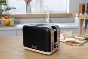 Тостер Ardesto T-F420BWD, 800Вт, металл, 2 слота, черный №3
