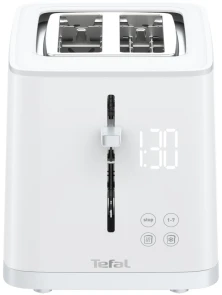 Тостер Tefal Sense 850Вт, LED дисплей, металл/пластик, белый №5