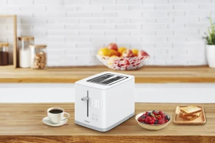 Тостер Tefal Sense 850Вт, LED дисплей, металл/пластик, белый №6