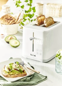 Тостер Tefal Sense 850Вт, LED дисплей, металл/пластик, белый №7