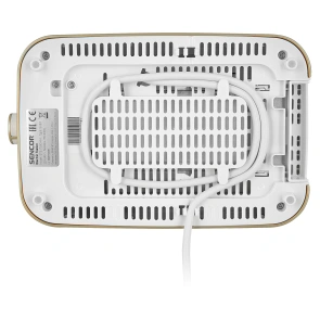 Тостер Sencor 930Вт, підігрів, розморожування, підсвічування, пластик, біло-золотий №7