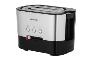 Тостер Ardesto Steel Collection 1000Вт, металл/пластик, серебристо-черный №2